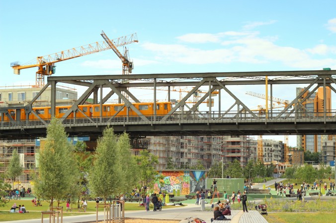 Park am Gleisdreieck in Kreuzberg/Schöneberg – Bilderreihe